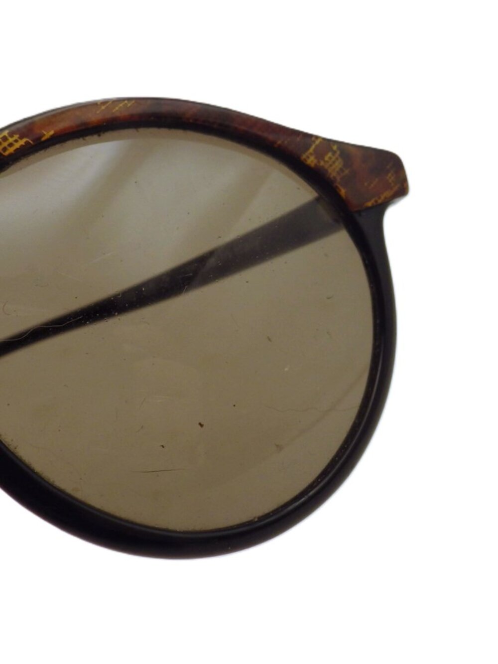 Vintage Ellen Tracy Sunglasses/ Tortoise and Black/Made in Italy - Picture 6 of 6